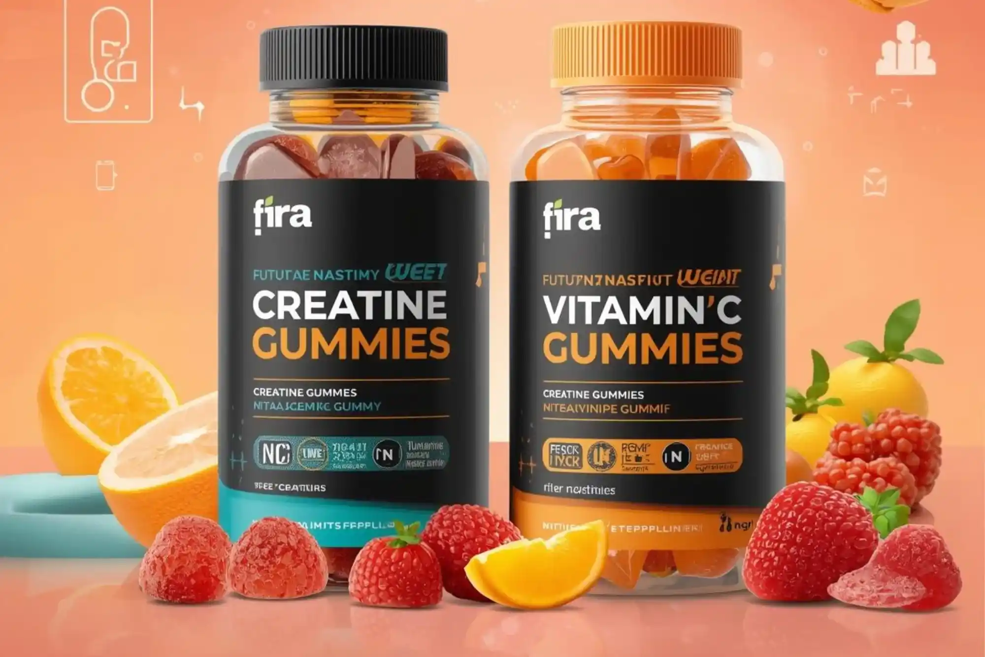 Creatine Gummies and Vitamin C Gummies the Future of Daily Nutrition