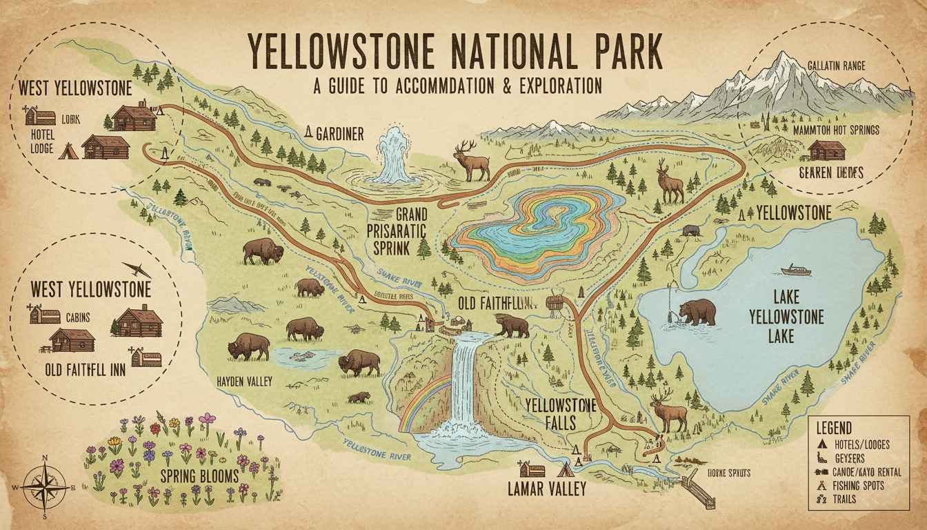 best place to stay to visit yellowstone