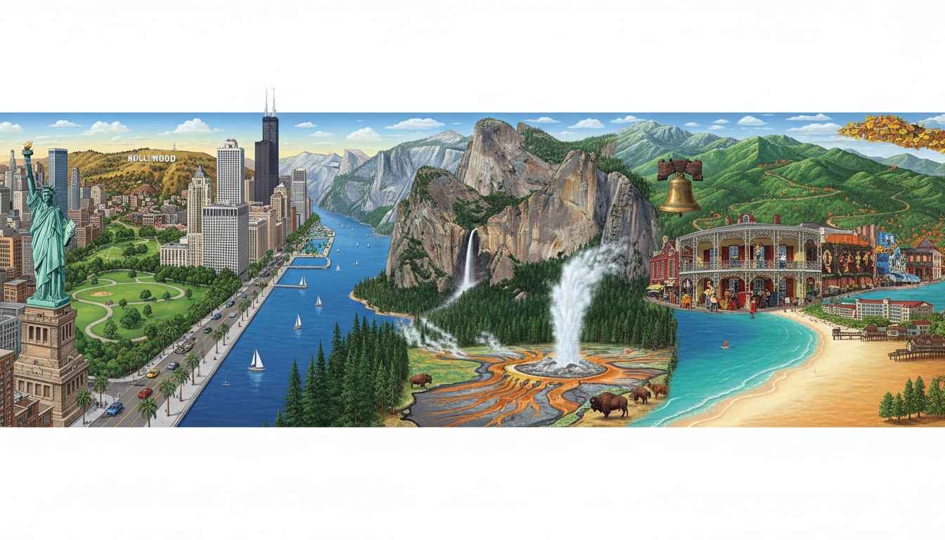 most popular places to visit in america