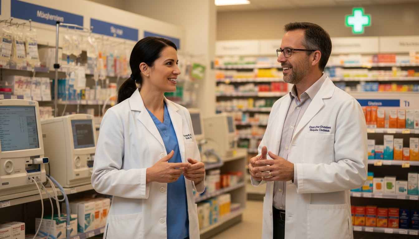 hospital pharmacist vs retail pharmacist